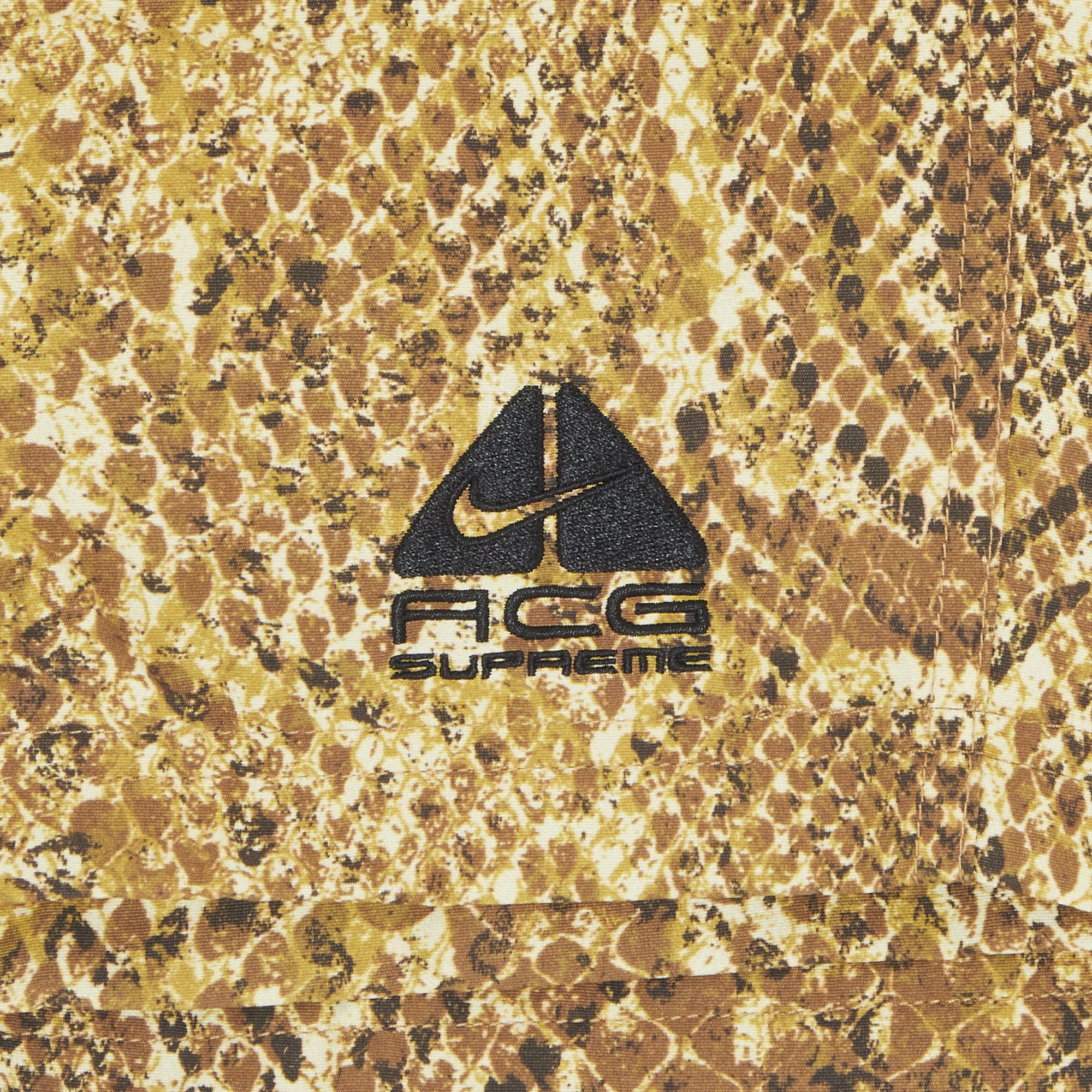 Buy Supreme x Nike ACG Nylon Trail Short 'Gold Snakeskin
