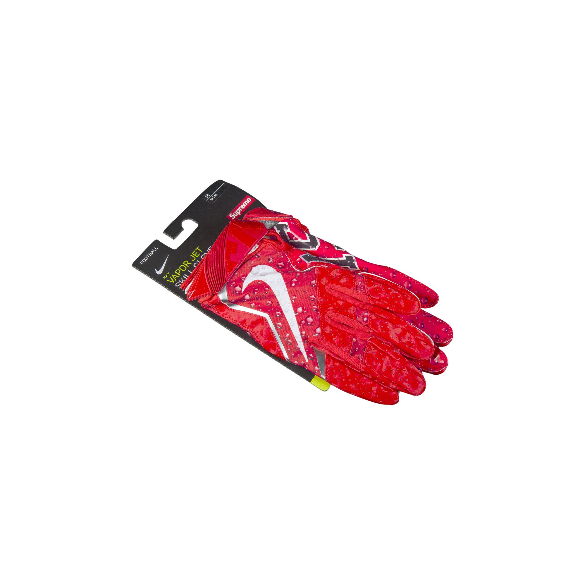 Buy Supreme x Nike Vapor Jet 4.0 Football Gloves 'Red' - FW18A64