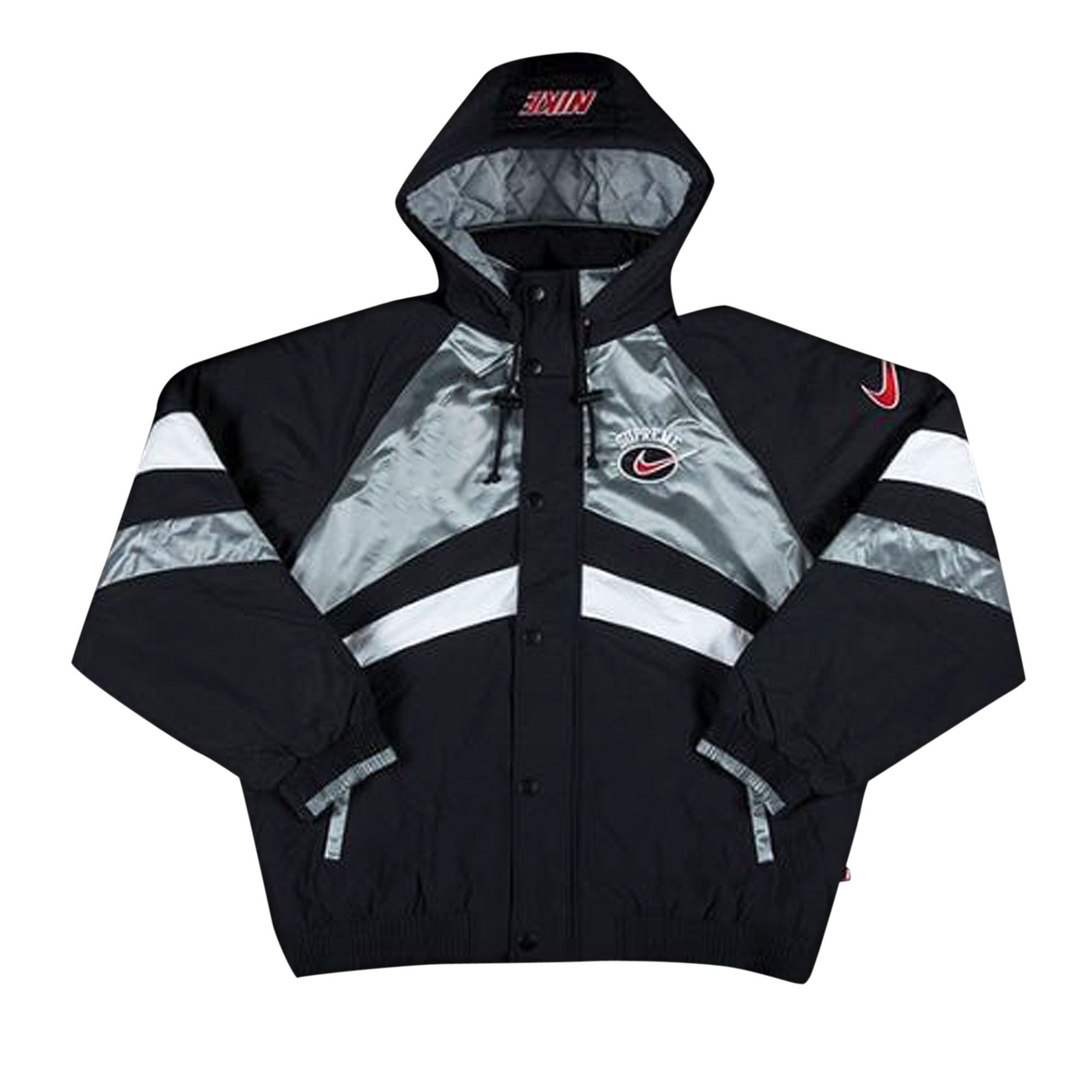 Buy Supreme x Nike Hooded Sport Jacket 'Silver' - SS19J18 SILVER