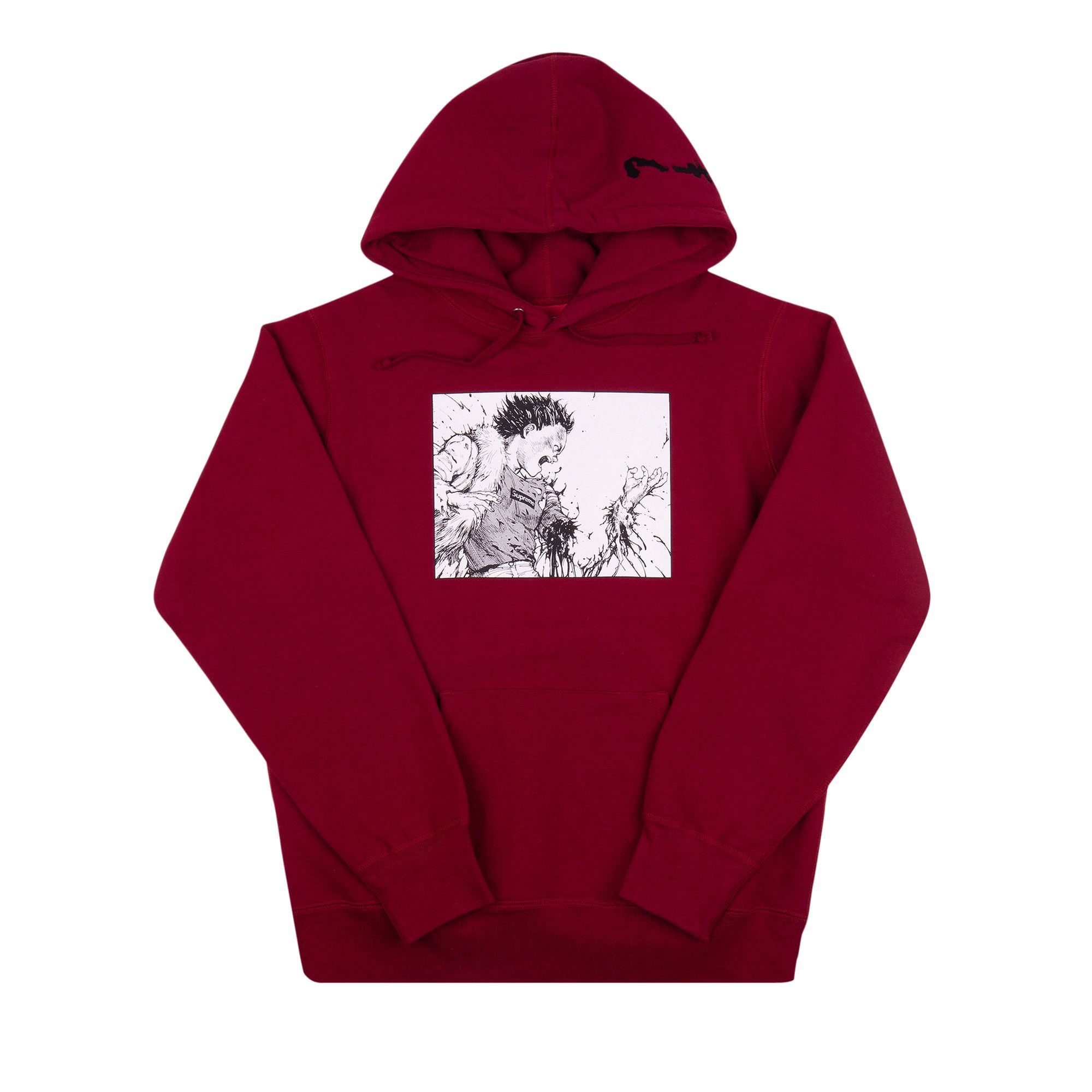 Buy Supreme Akira Arm Hooded Sweatshirt 'Cardinal' - FW17SW49