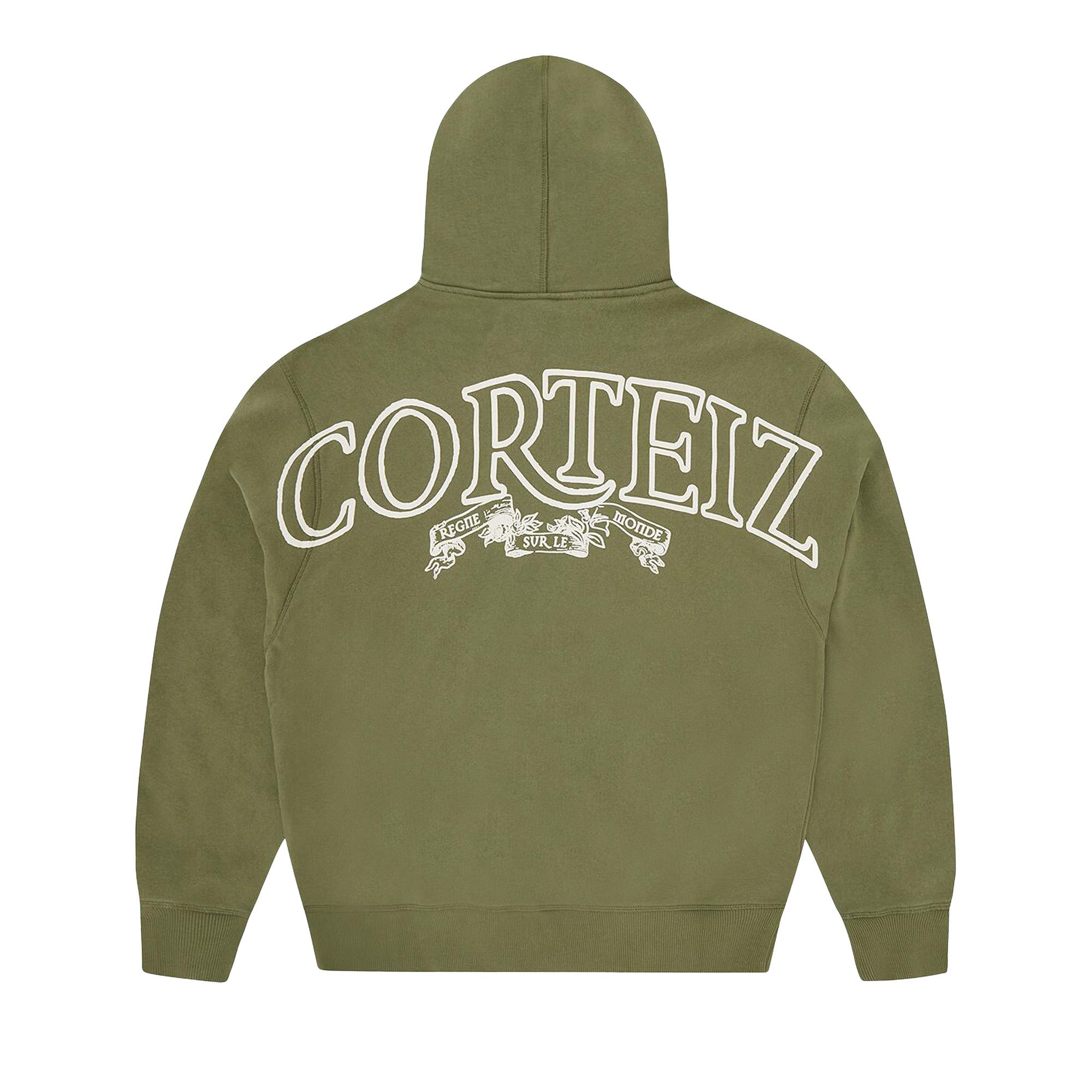 Buy Corteiz CRTZ Superior Royale Zip Hoodie 'Olive' - 7892