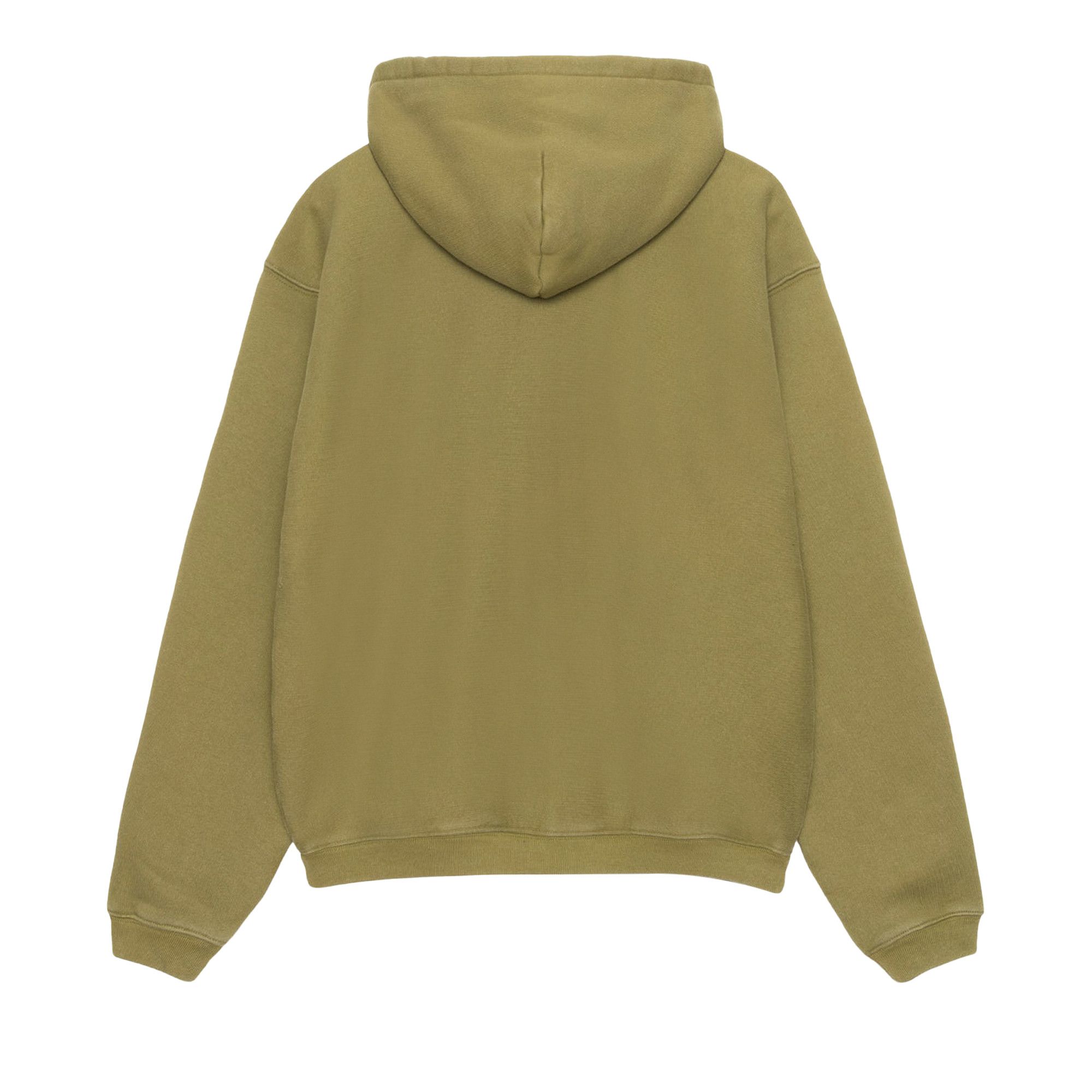 Buy Stussy Outline Zip Hoodie 'Olive' - 118559 OLIV | GOAT
