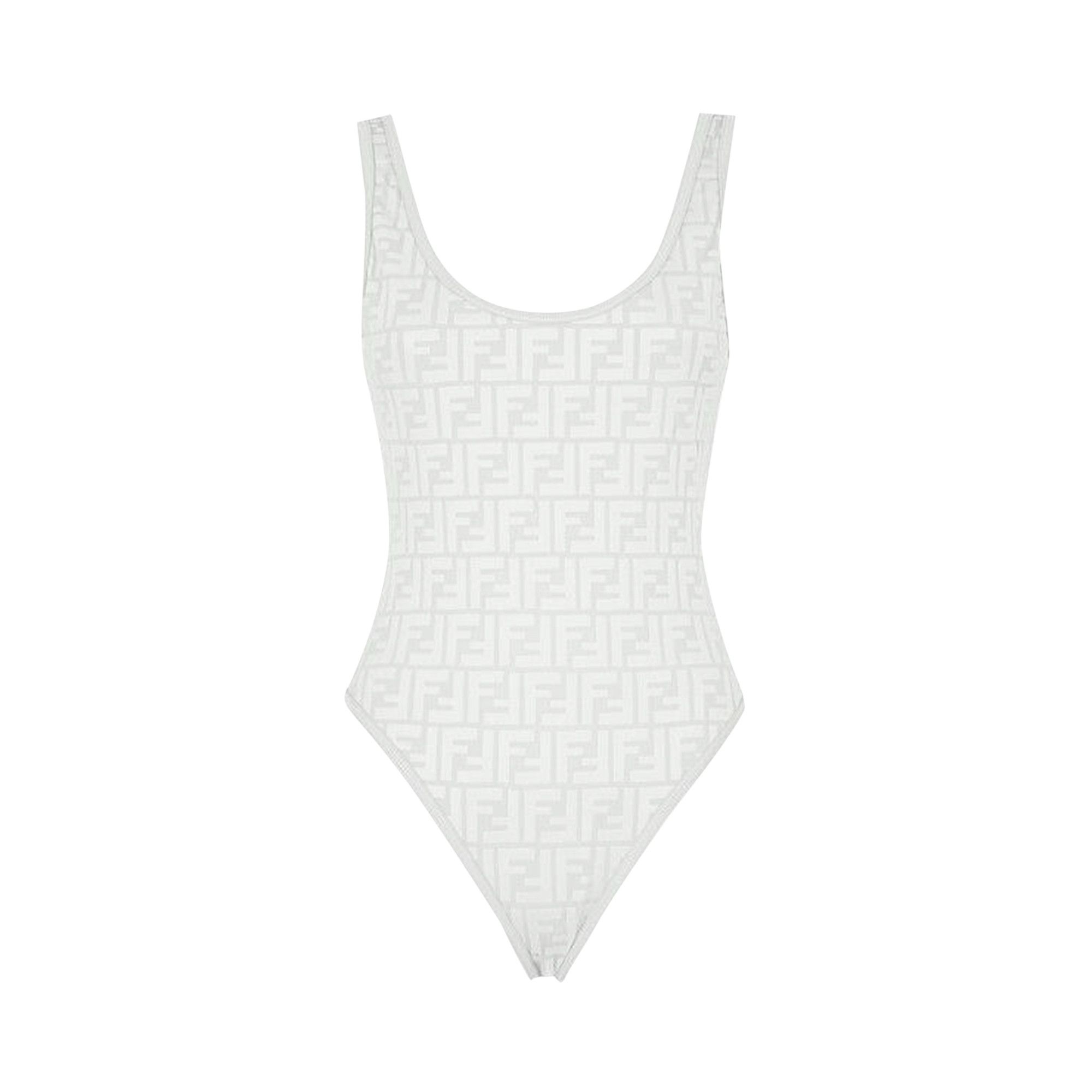 Buy Fendi FF Lycra Swimsuit 'Milk White' - FXB922 AES6 F0C00 | GOAT