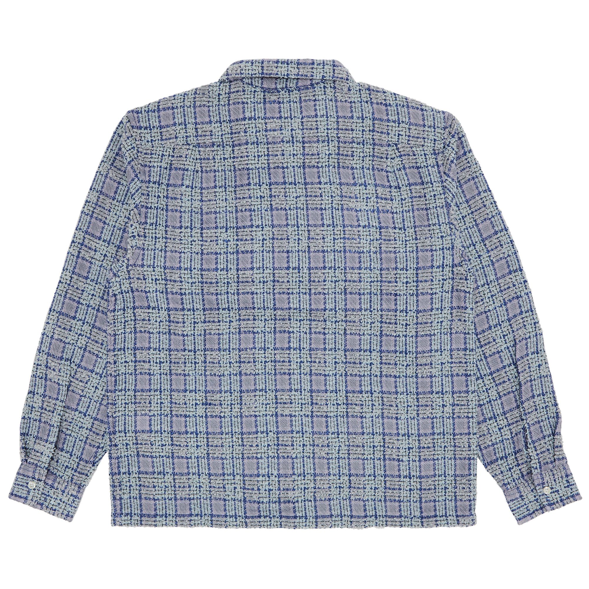 Buy Supreme Bouclé Zip Up Shirt 'Blue' - FW24S25 BLUE | GOAT