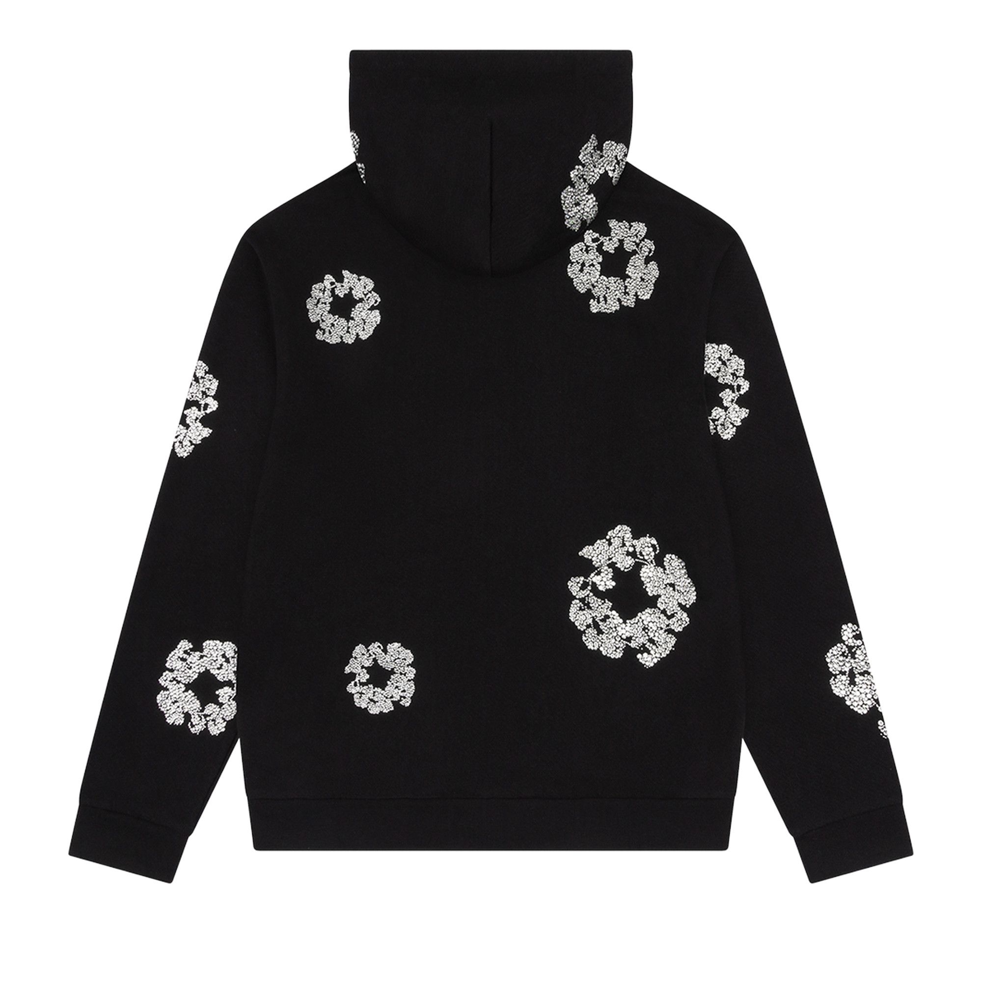 Buy Denim Tears Cashmere Swarovski Cotton Wreath Zip Hoodie 'Black