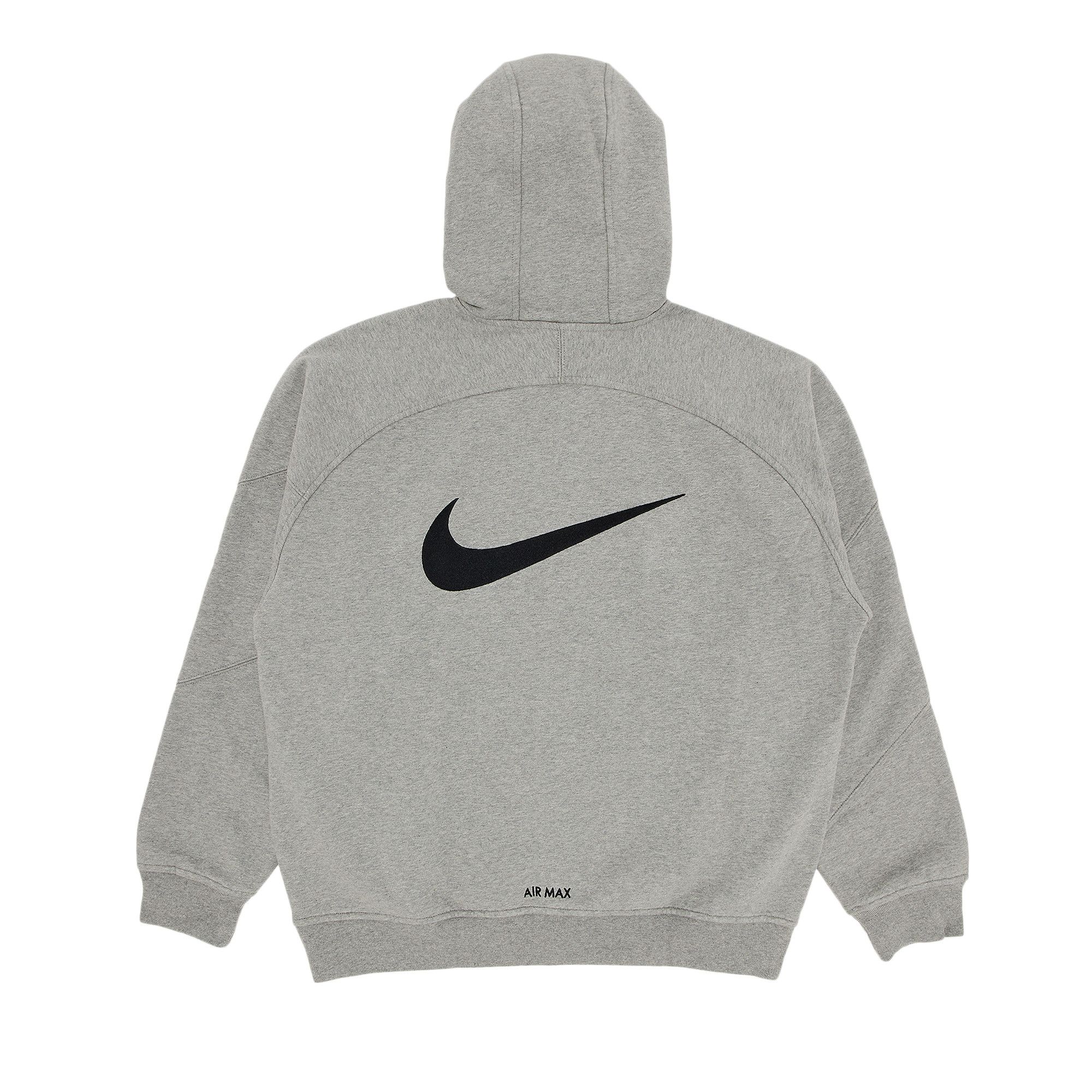 Buy Supreme x Nike Zip Up Hooded Sweatshirt 'Heather Grey