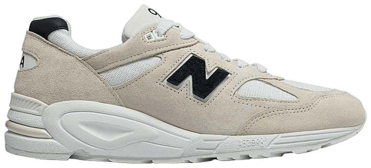 Buy New Balance 990v2 Made in USA 'Beige Black' - M990WE2 | GOAT