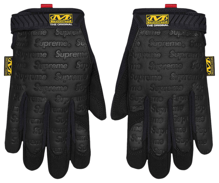 Buy Supreme x Mechanix Leather Work Gloves 'Black' - SS24A22 BLACK