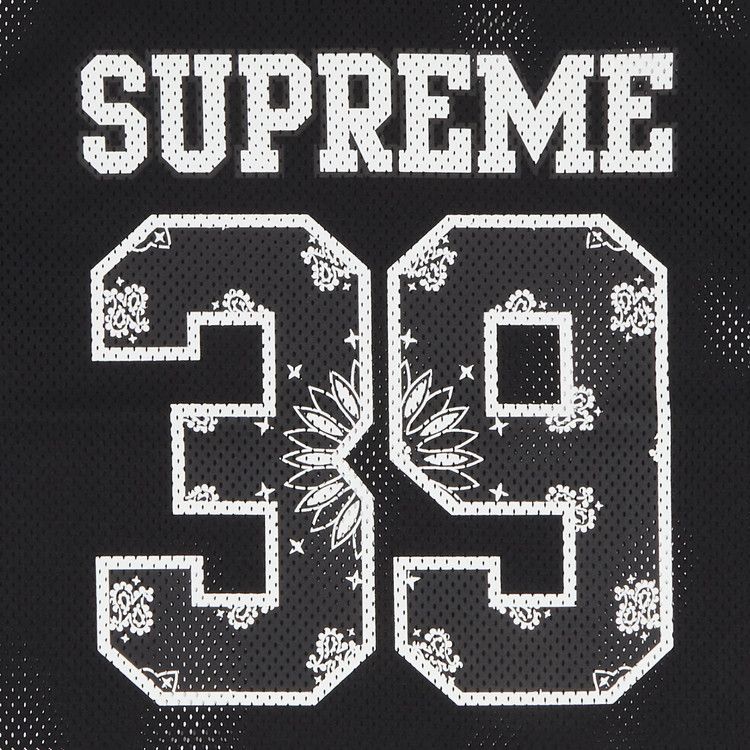 Buy Supreme Bandana Football Jersey 'Black' - SS25KN94 BLACK | GOAT