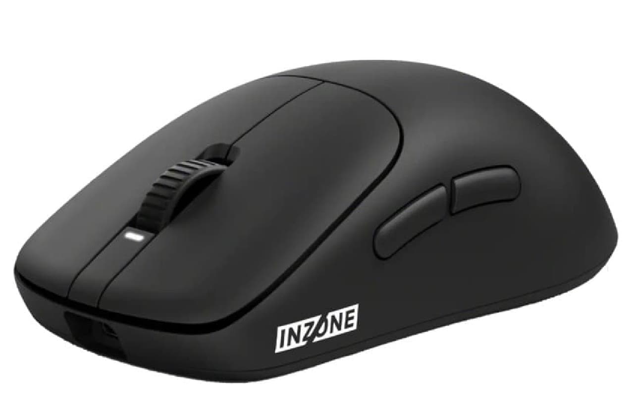 羽のように軽く、速い操作が可能なソニー初のゲーミングマウス「INZONE