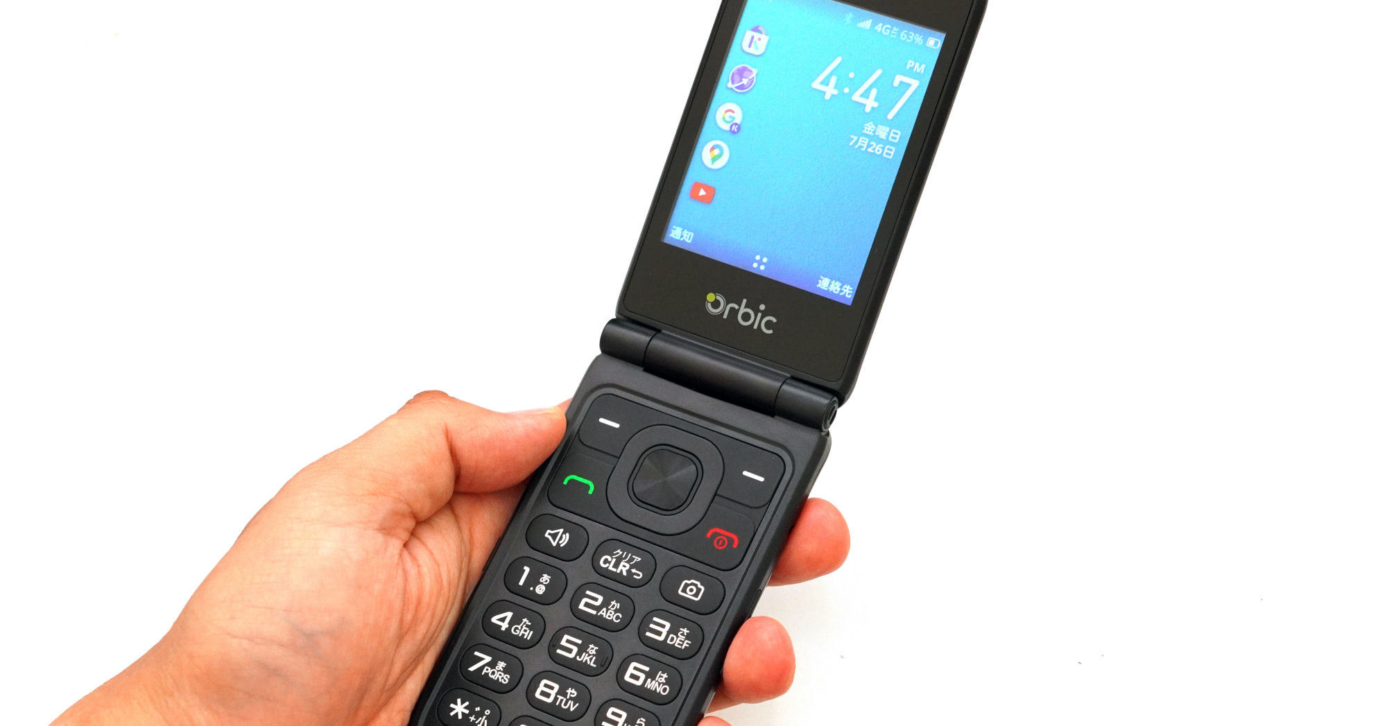 約2万円の折りたたみケータイ「Orbic JOURNEY Pro 4G」を試す シンプル