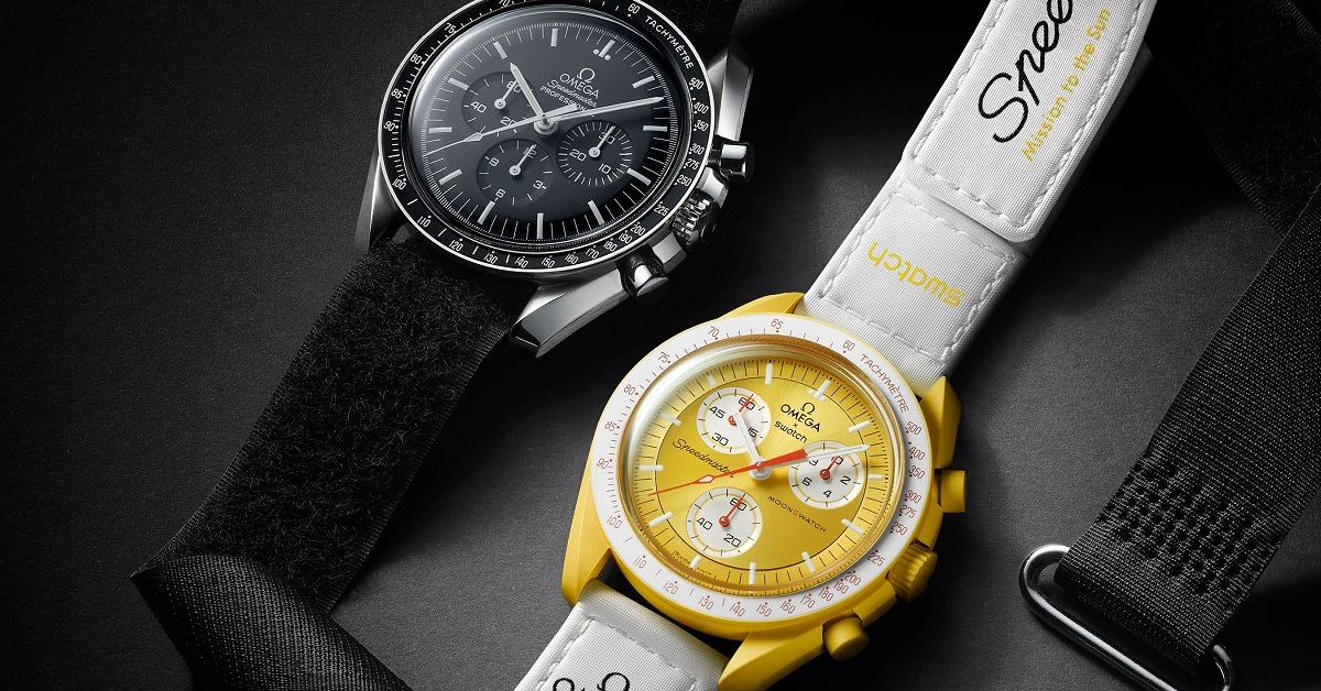 宇宙をテーマにした「スウォッチ」と「オメガ」のコラボ腕時計が登場