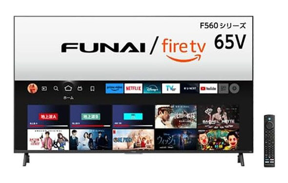 テレビ番組も動画配信も楽しめる！ 「Fire TV搭載スマートテレビ