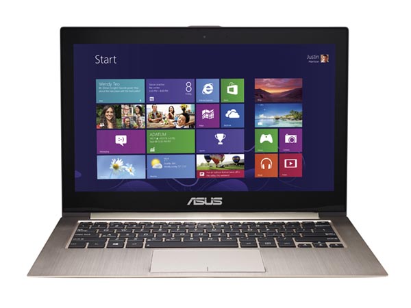 ASUS、13.3型フルHDタッチパネル液晶を装備した“プレミアム”Ultrabook
