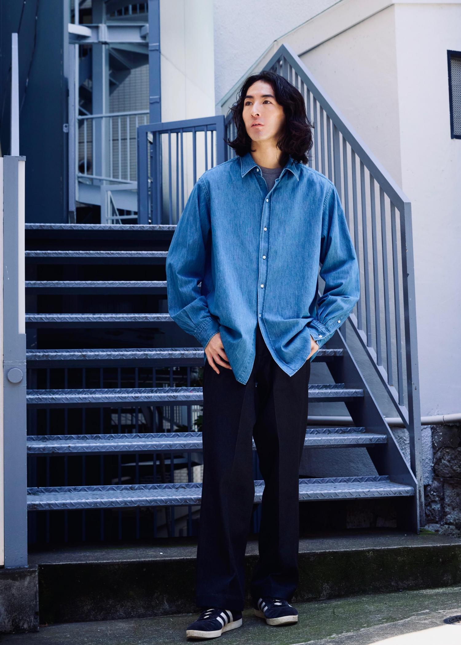 a.presse “Washed Denim Shirt” / 天笠 / ADAM ET ROPÉ WILD LIFE