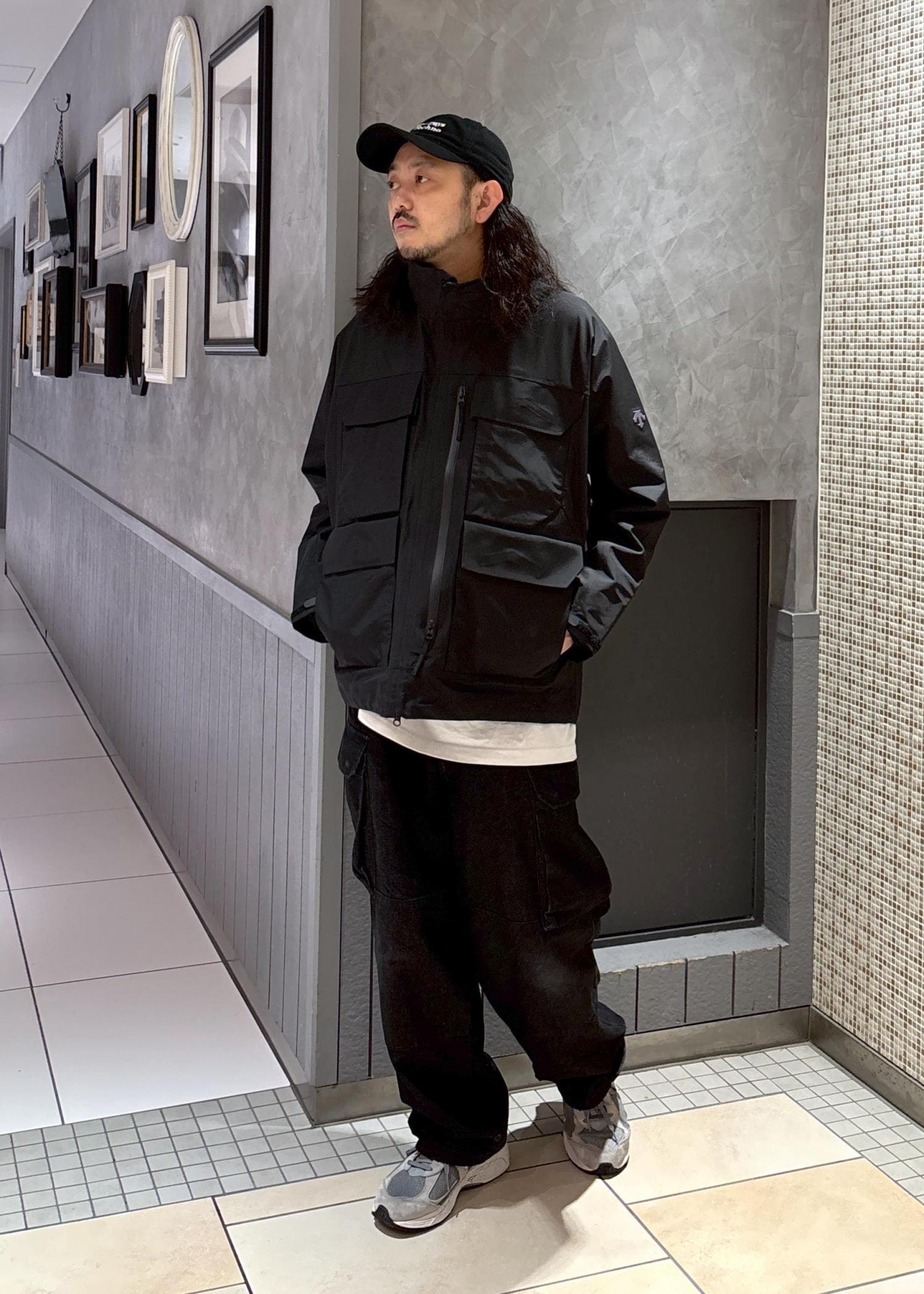 別注》【DESCENTE ALLTERRAIN 81】STAND COLLAR SHELL JACKET NP WITH