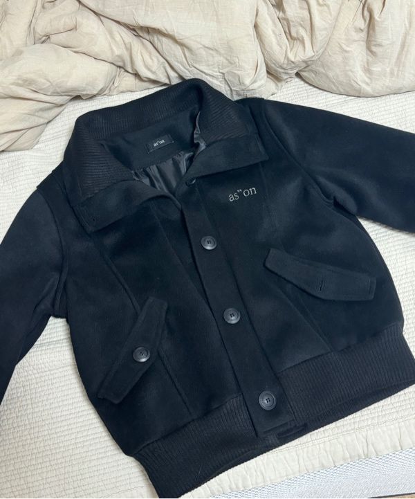 MUSINSA公式 | ASON DUMBO WOOL JACKET / BLACK