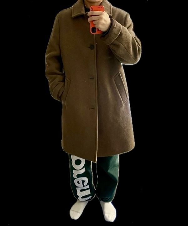 MUSINSA公式 | thisisneverthat Wool Trench Coat Camel