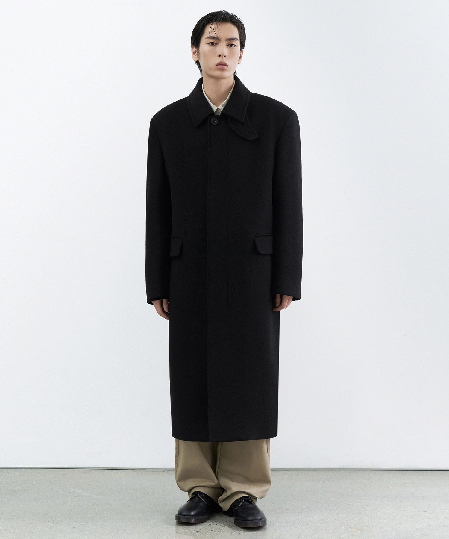 MUSINSA公式 | MUSINSA STANDARD カシミヤブレンドオーバーショルダー