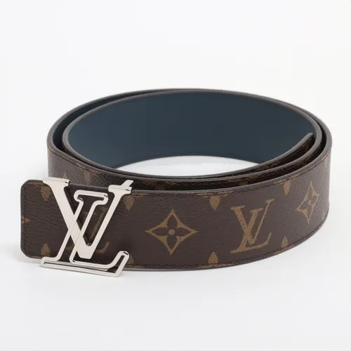 ルイ・ヴィトン ベルト LV ライン 40MM リバーシブル PVC×レザー