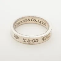 ティファニー 1837 ナロー ルベドメタル リング ゴールド ABランクの