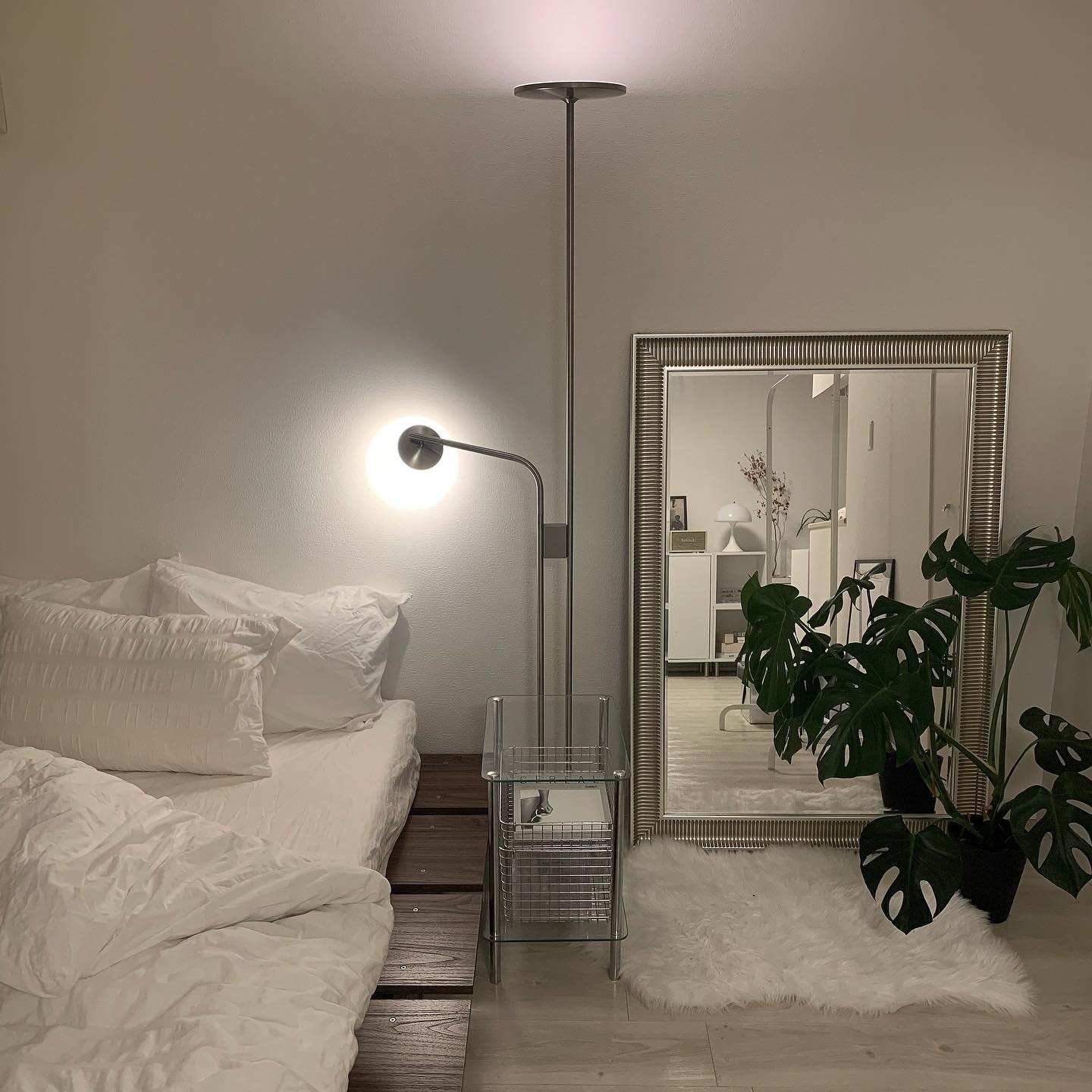 IKEA ISJAKT イスヤクト LEDフロアアップライト/読書ランプ | Dimmable