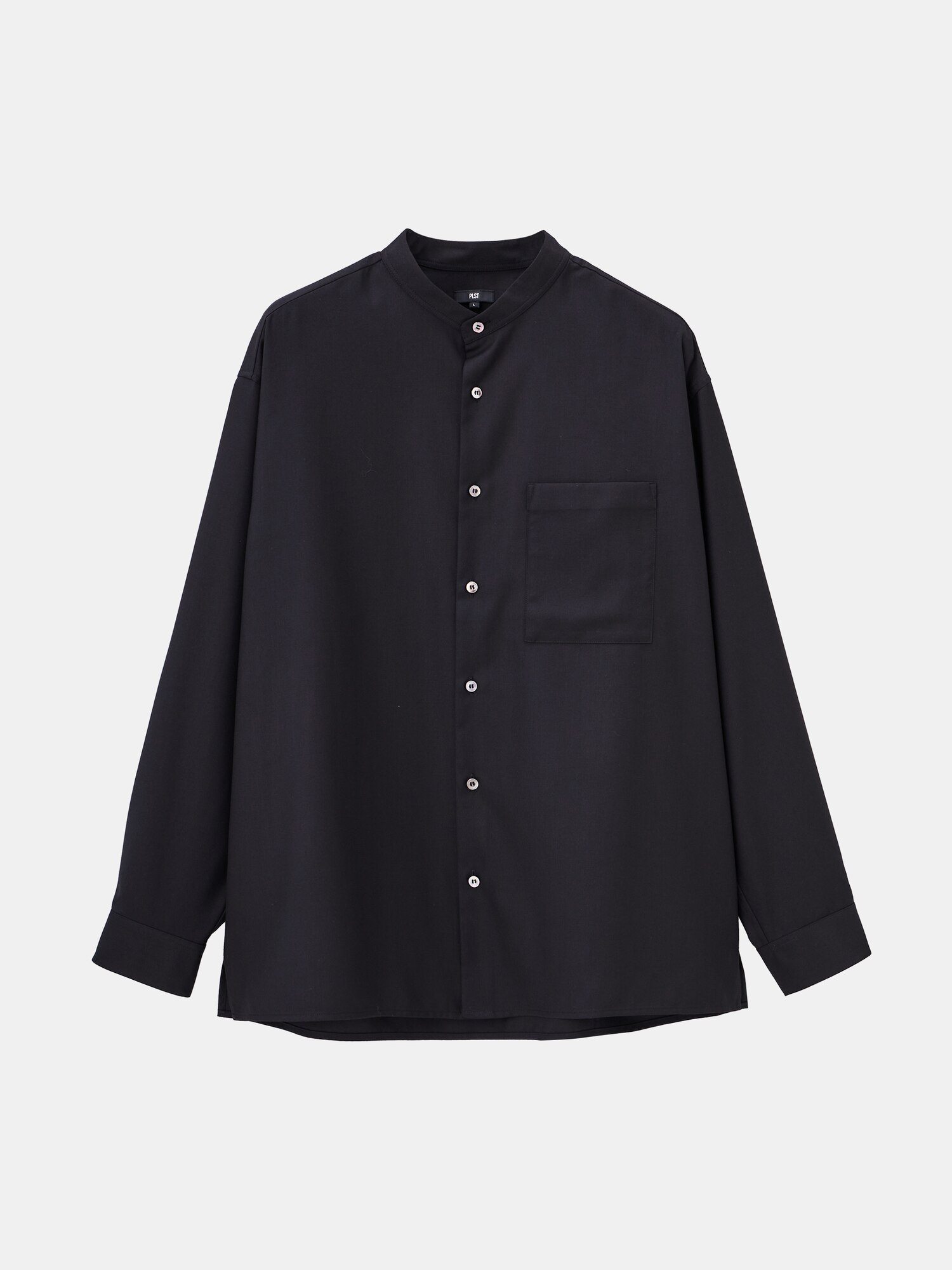 PLST(プラステ)公式 | 2025年春モデル レーヨンブレンドバンドカラーシャツ