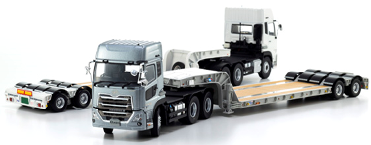 Kyosho 1/43 UD Quon GW 6 x 4 トラクター (シルバー) | タカサキハンズ