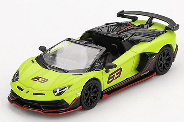 MINI-GT 1/64 ランボルギーニ アヴェンタドール SVJ 63 ロードスター