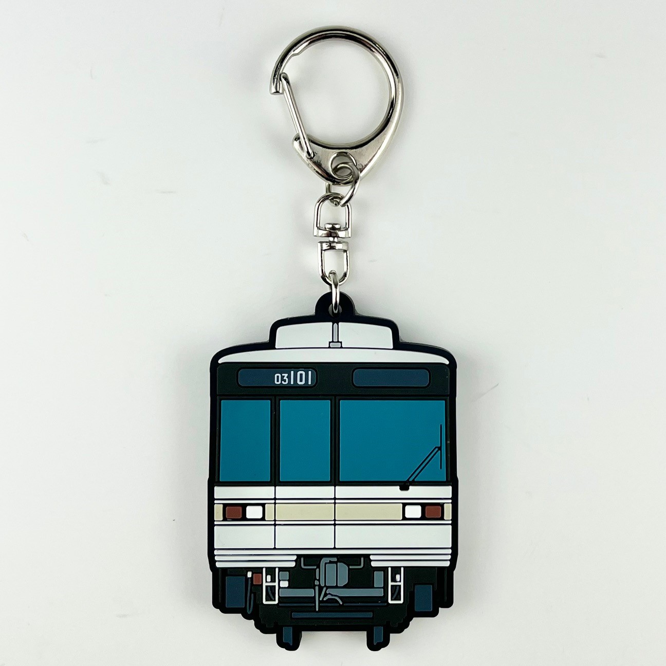 ラバーキーホルダー 日比谷線03系 | メトロの缶詰
