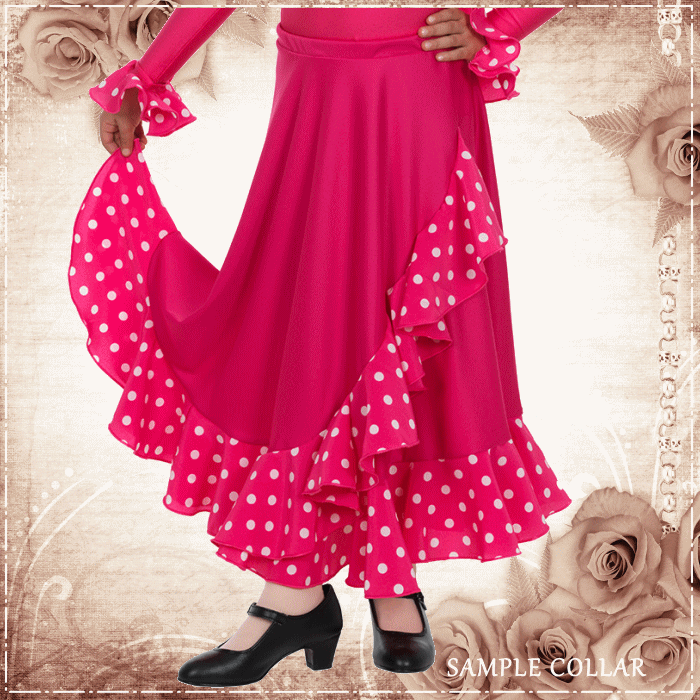 楽天市場】フラメンコ スカート ファルダ フリル ロングスカート