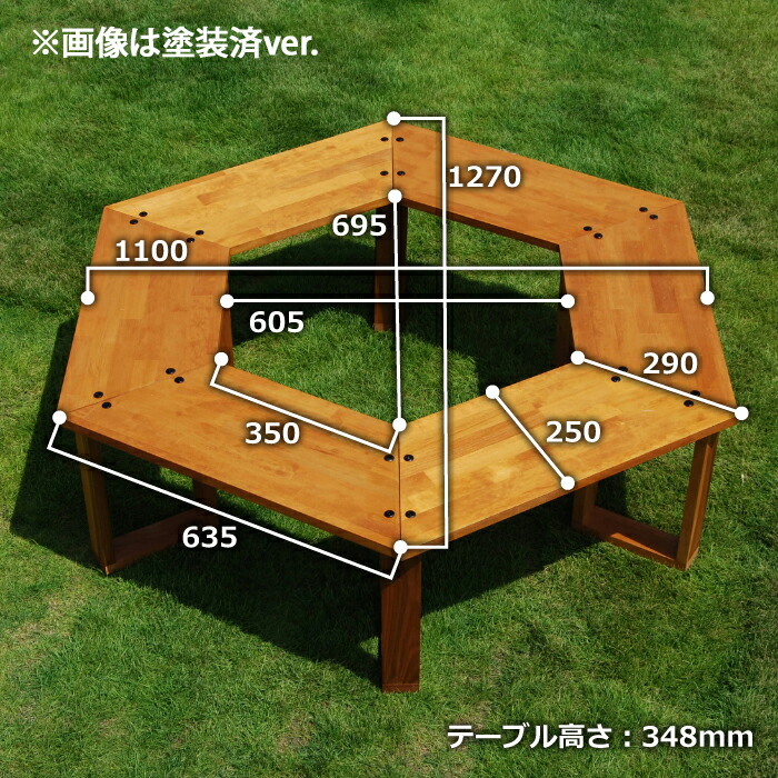 楽天市場】【ヘキサテーブル ALL木製モデル（塗装済み）】 焚き火