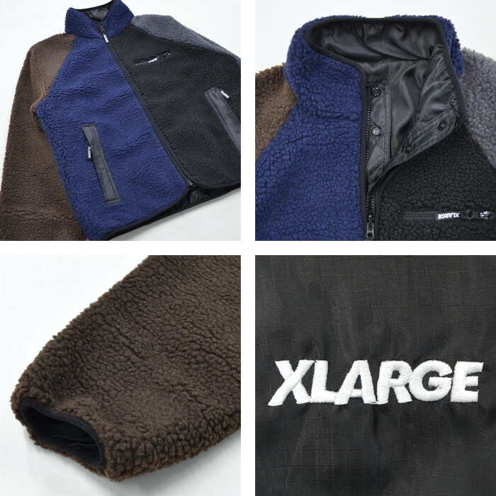 XLARGE エクストララージ ジャケット REVERSIBLE BOA JACKET