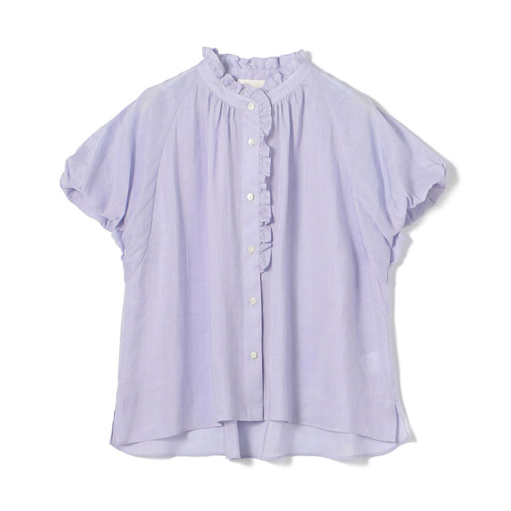 楽天市場】Ballsey(ボールジィ) スムースラミー フリルカラーブラウス