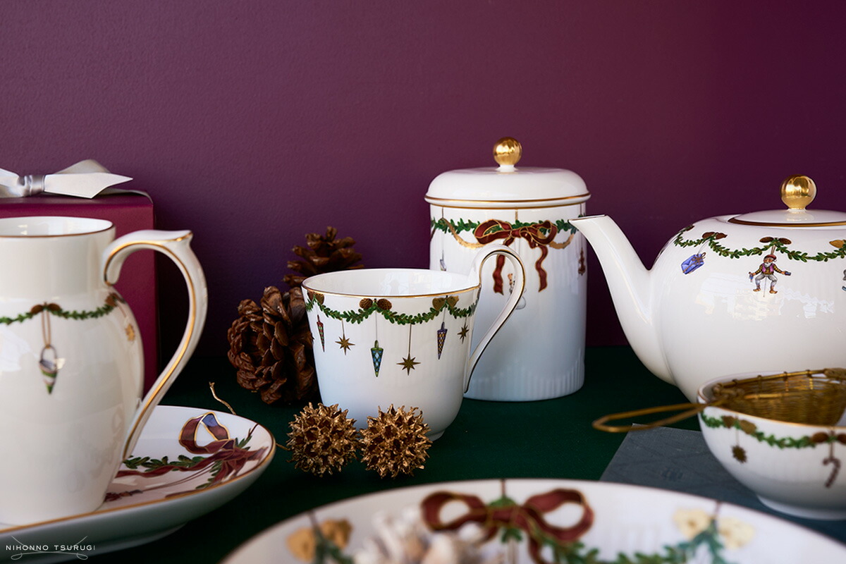 ロイヤルコペンハーゲン スターフルーテッド クリスマス - 輸入