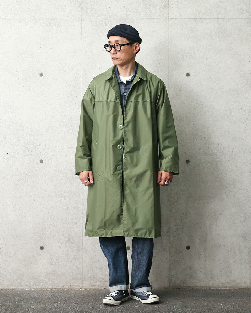 楽天市場】☆実物 新品 デッドストック フランス軍 レインコート OD