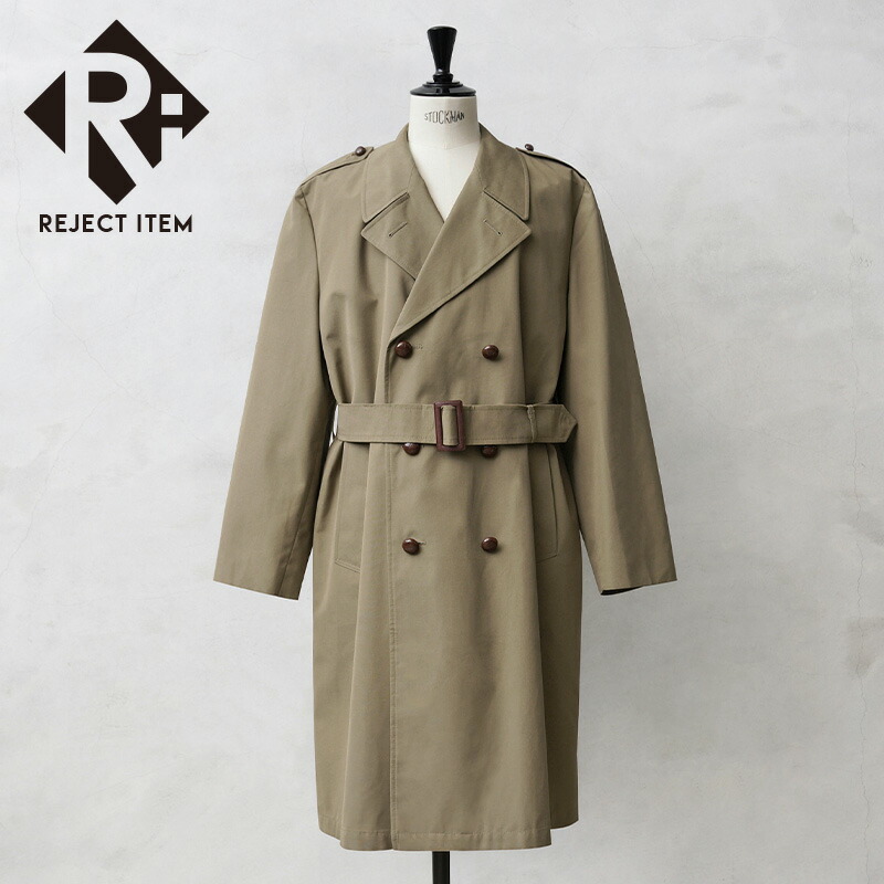 楽天市場】実物 USED オランダ軍 DOUBLE BREASTED トレンチコート