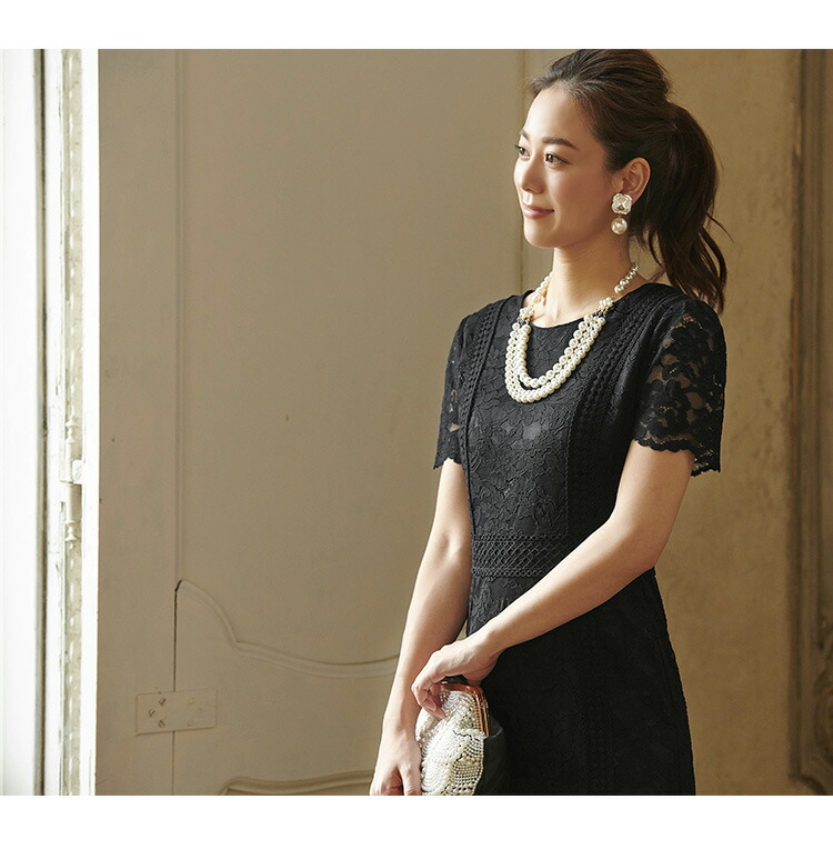 レーシーワンピースセットアップスーツ「SU651」-RUIRUE BOUTIQUE