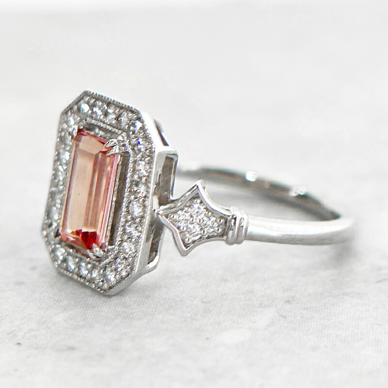 楽天市場】【ｾｰﾙ】インペリアルトパーズ 0.855ct リング 12.5号 PT900