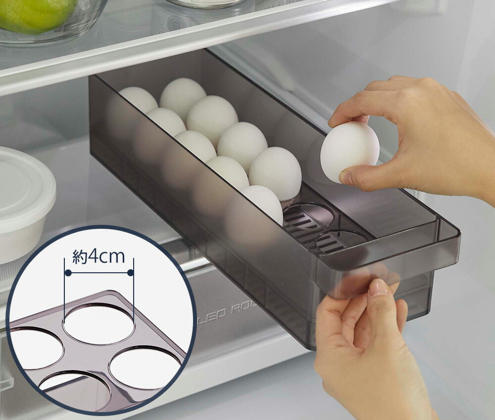 楽天市場】【365日出荷】山崎実業 冷蔵庫中卵ケース タワー tower 公式