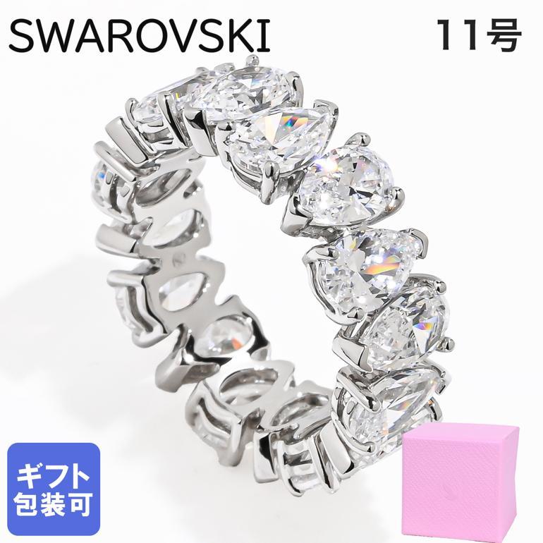 楽天市場】スワロフスキー SWAROVSKI リング 指輪 9号 ペアカット