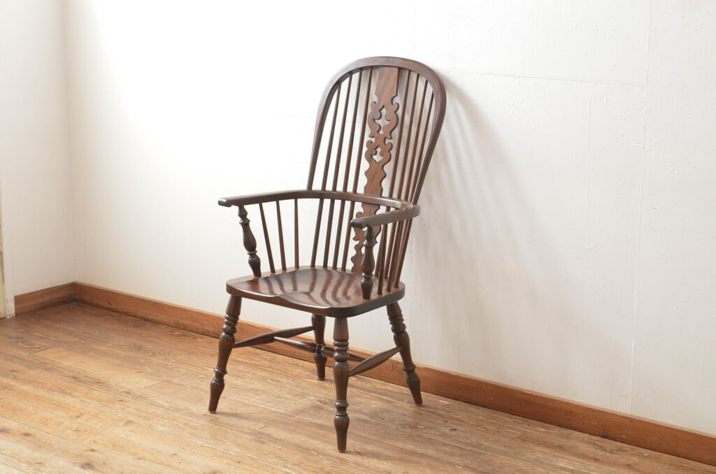 みーーー Sale L3ヴィンテージ ラウンドバック板座 ウィンザーチェア