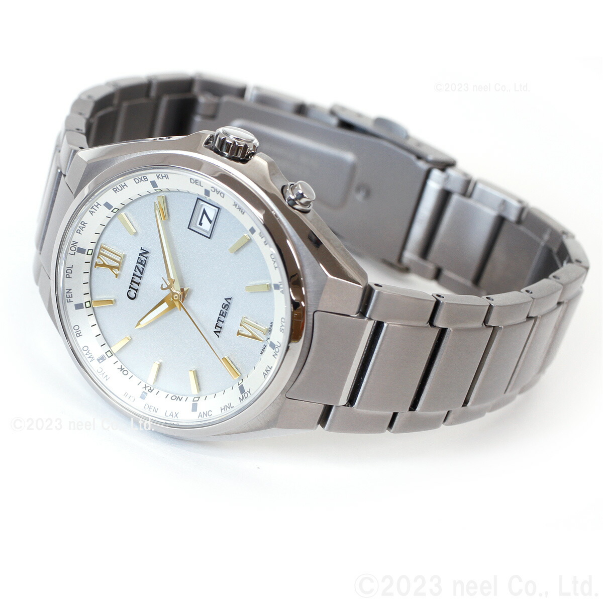 シチズン アテッサ CITIZEN ATTESA エコドライブ 電波時計 腕時計