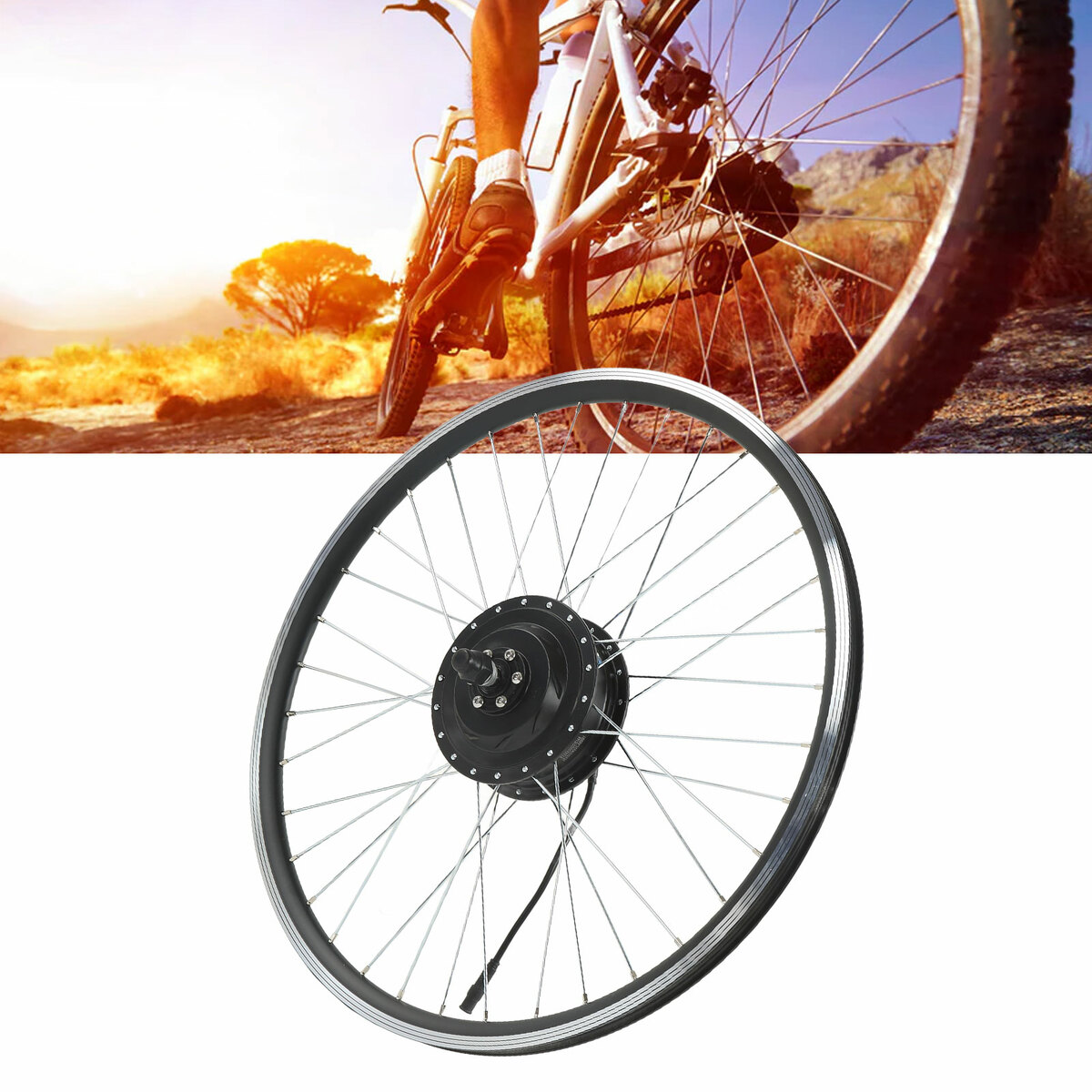 楽天市場】電動自転車変換キット 36V 500W 電動自転車ホイールキット