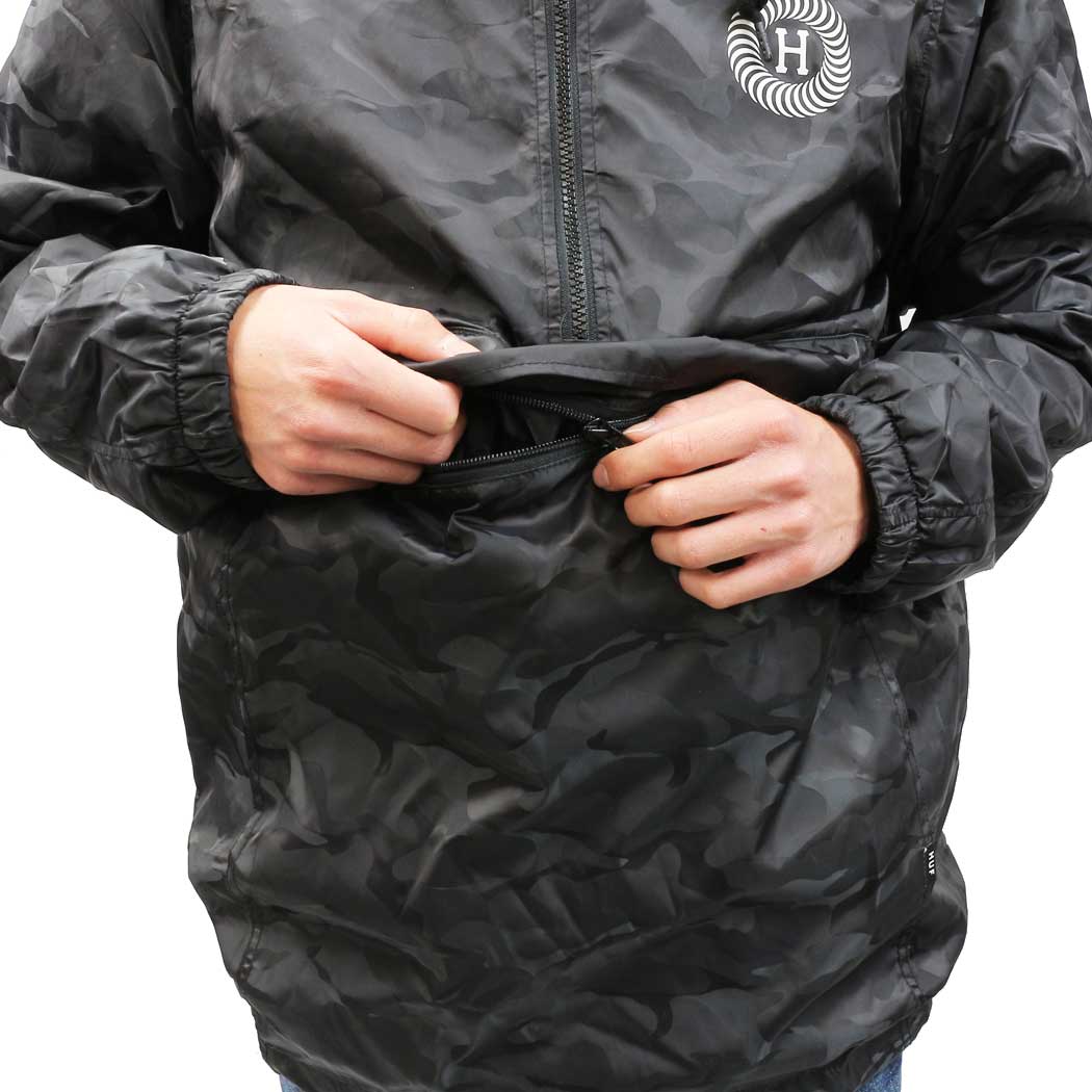 楽天市場】Huf × Spitfire SPTIFIRE Packable Anorak Half Zip Hooded