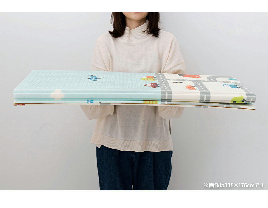 楽天市場】プレイマット 折りたたみ エクスロード 118×176 cm サッと
