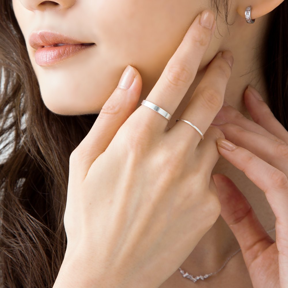 ゆうパケット】シルバー925 リング 指輪 silver925 金属アレルギー