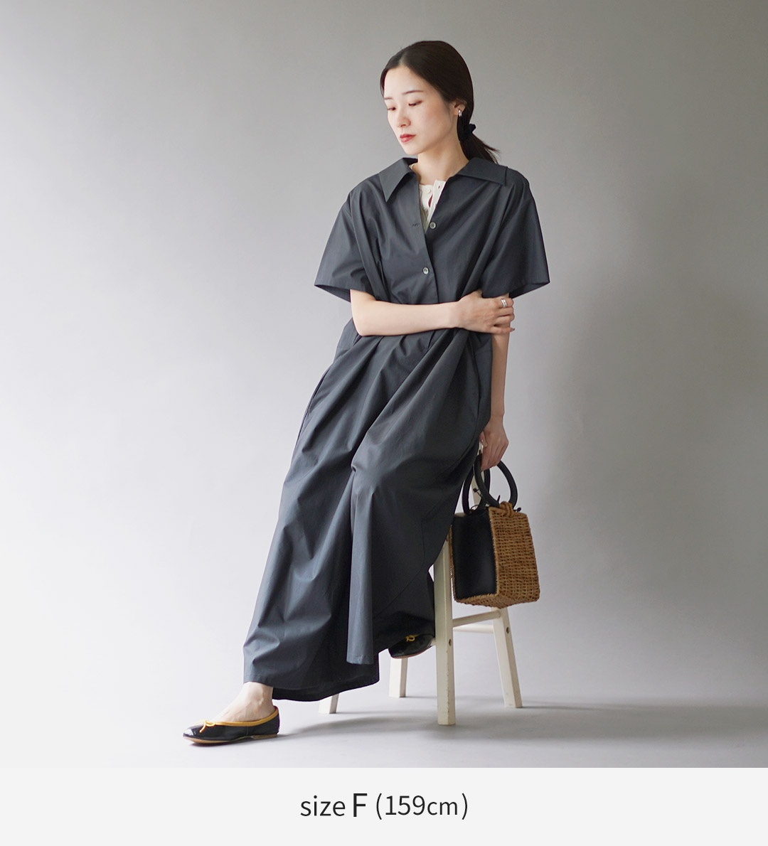 楽天市場】mizuiro ind（ミズイロインド） ワイドカラー カバーオール