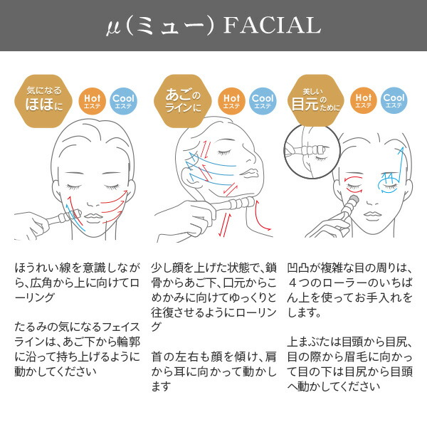 楽天市場】テラローラー ミュー テラタイトローラー 美顔ローラー