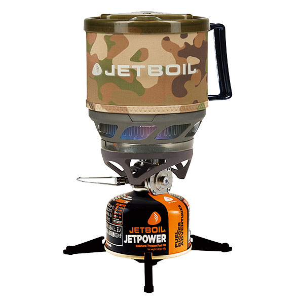 JETBOIL-小さな火力で素早く沸騰させる低燃費クッキングシステム